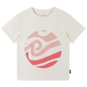 Reima Vauhdikas T-shirt Met Korte Mouwen Creme