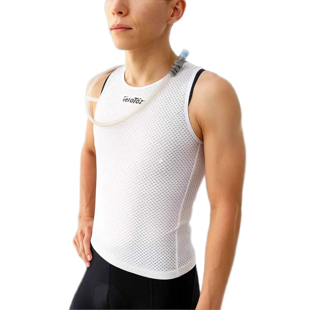 Velotoze Hydrovest + Hydrapack 2l Mouwloos Basislaag Wit