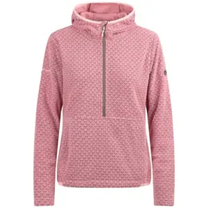 Trespass Metraya Fleece Met Halve Rits Roze