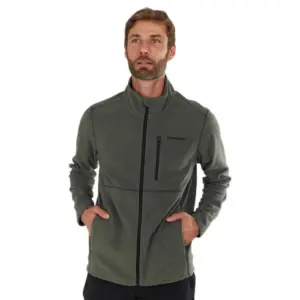 Fundango Jeffrey Fleece Met Volledige Rits Groen