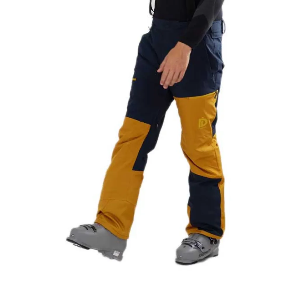Fundango Teak Colourblock Broek Blauw