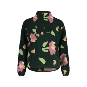 Maloja Meltinam Fleece Met Halve Rits Alpine Woods Fieldflower