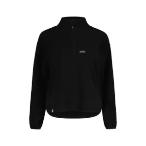 Maloja Meltinam Fleece Met Halve Rits Zwart