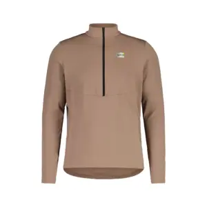 Maloja Zoviellom Fleece Met Halve Rits Dark Gravel