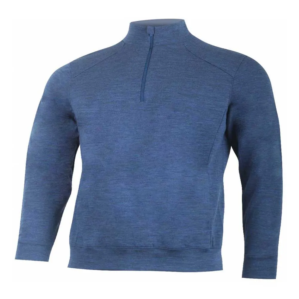 Lasting Amir Fleece Met Halve Rits Blauw