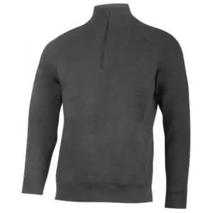 Lasting Amir Fleece Met Halve Rits Grijs