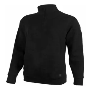 Lasting Amira Fleece Met Halve Rits Zwart