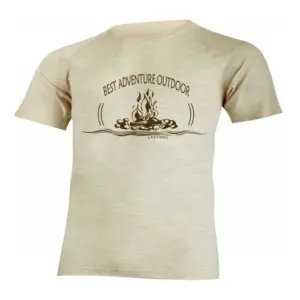 Lasting Bazil T-shirt Met Korte Mouwen Beige