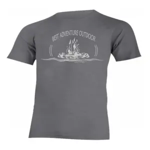 Lasting Bazil T-shirt Met Korte Mouwen Grijs
