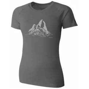 Lasting Bria T-shirt Met Korte Mouwen Grijs