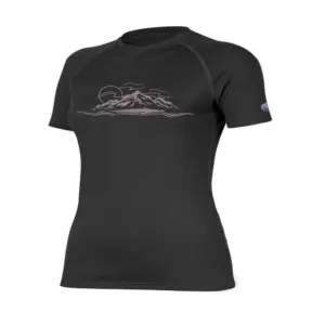Lasting Galina T-shirt Met Korte Mouwen Zwart