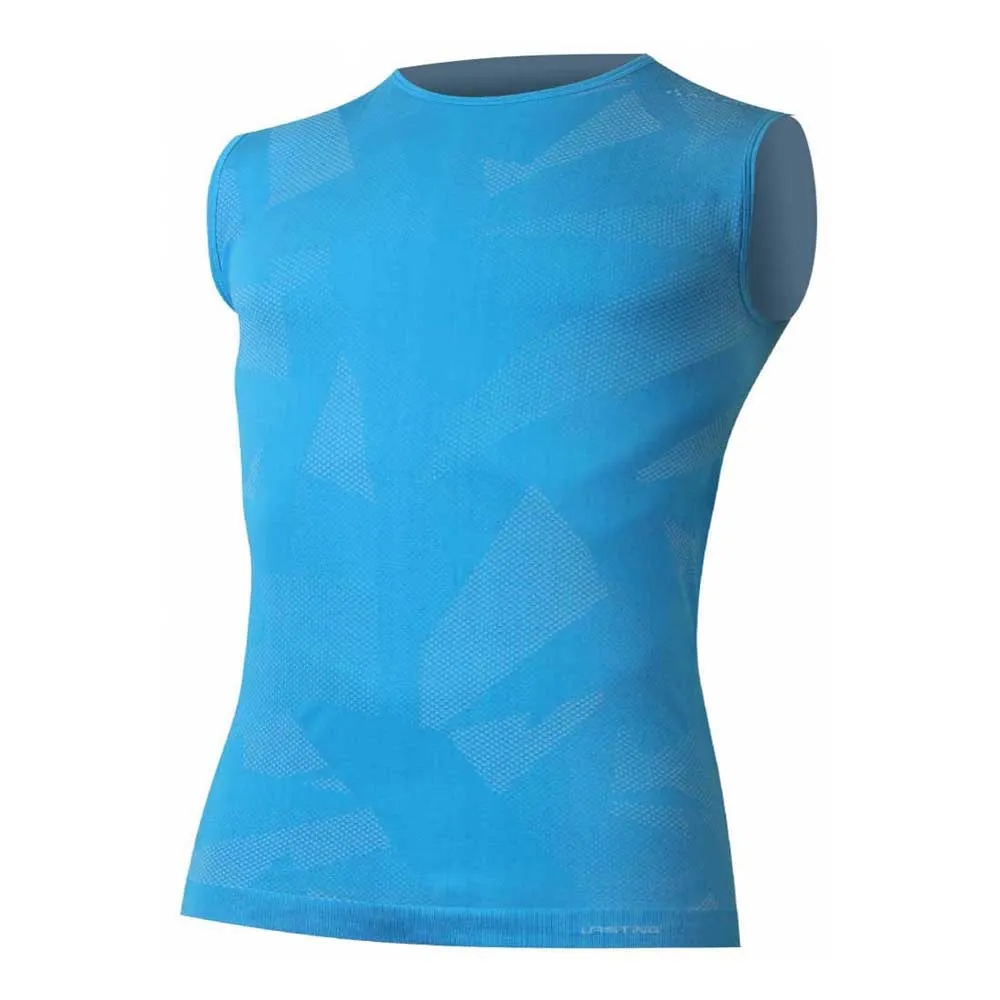 Lasting Mico Mouwloos Basislaag Blauw