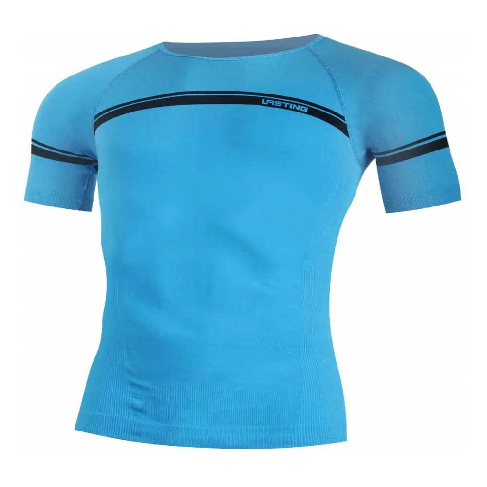 Lasting Mut51 Korte Mouwen Basislaag Blauw