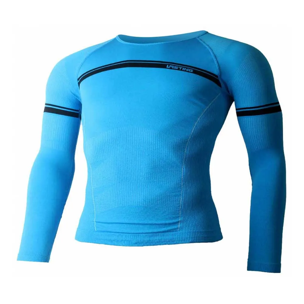 Lasting Mut52 Lange Mouwen Basislaag Blauw