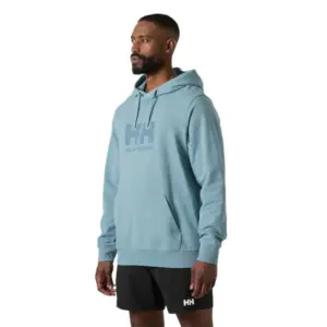 Helly Hansen Logo Hoodie Blauw