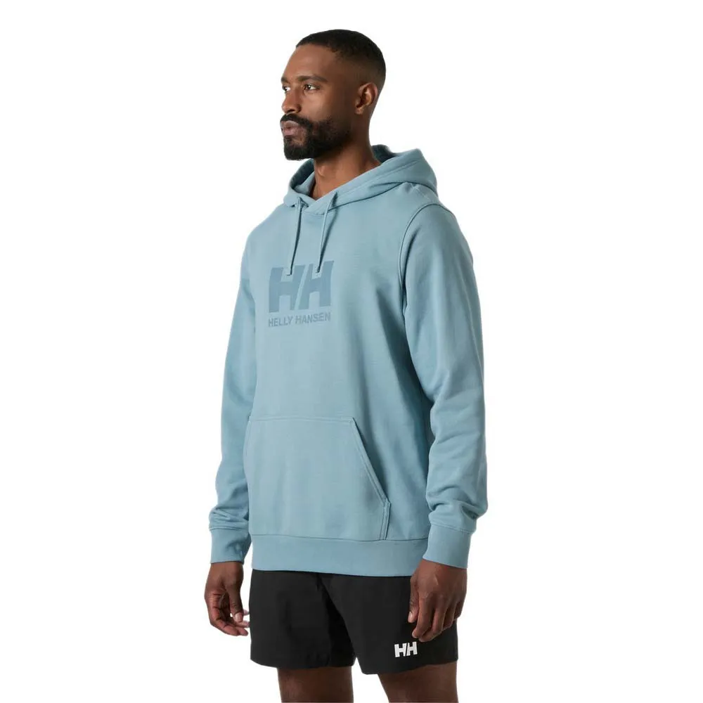 Helly Hansen Logo Hoodie Blauw