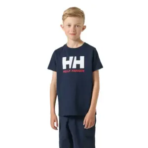 Helly Hansen Logo T-shirt Met Korte Mouwen Blauw