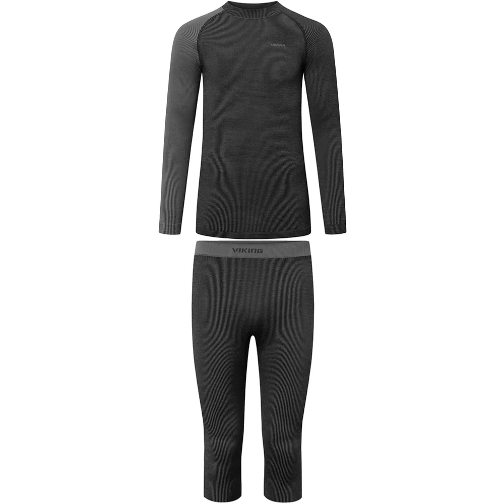 Viking Mounti 3/4 Lange Mouwen Basislaagset Grijs