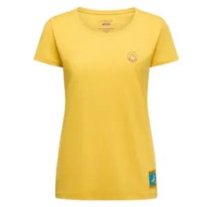 La Sportiva Climbing On The Moon T-shirt Met Korte Mouwen Giallo / Viola