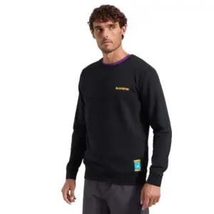 La Sportiva Climbing On The Moon Sweatshirt Nero / Giallo