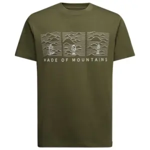 La Sportiva Made Of Mountain T-shirt Met Korte Mouwen Cypress / Chalk