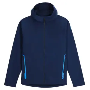 Spyder Gridweb Shell Fleece Sweatshirt Met Rits Marineblauw