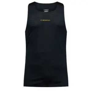 La Sportiva Pure Mouwloos T-shirt Zwart
