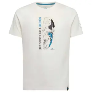 La Sportiva Solution T-shirt Met Korte Mouwen Chalk / Lake