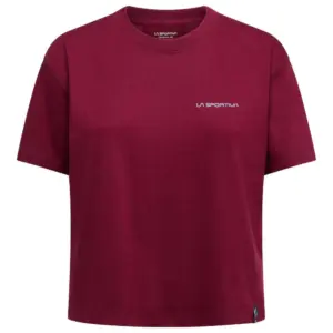 La Sportiva Trilogy Crop T-shirt Met Korte Mouwen Redwood / Limestone