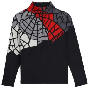Spyder Legacy Sweatshirt Met Halve Rits Zwart