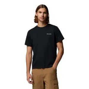 Columbia Csc™ Logo Back T-shirt Met Korte Mouwen Zwart