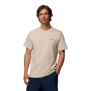 Columbia Csc™ Logo Back T-shirt Met Korte Mouwen Dark Stone / Linework C Badge