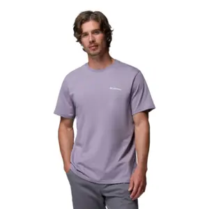 Columbia Csc™ Outdoor Back Graphic T-shirt Met Korte Mouwen Paars