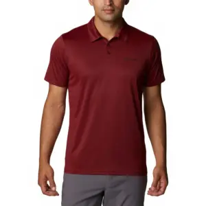 Columbia Hike™ Korte Mouw Poloshirt Rood