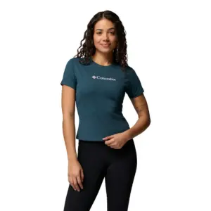 Columbia Move™ T-shirt Met Korte Mouwen Everblue Heather