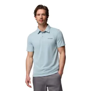 Columbia Nelson Point™ Korte Mouw Poloshirt Blauw