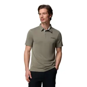 Columbia Nelson Point™ Korte Mouw Poloshirt Groen
