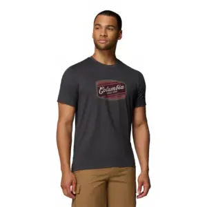 Columbia Parsons Point™ Graphic T-shirt Met Korte Mouwen Zwart