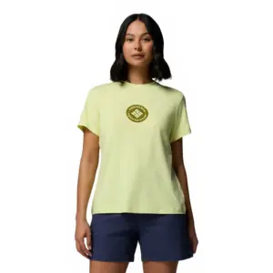 Columbia Parsons Point™ Graphic T-shirt Met Korte Mouwen Citron Haze Heather / Gem Focused