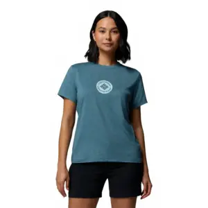 Columbia Parsons Point™ Graphic T-shirt Met Korte Mouwen Everblue Heather / Gem Focused