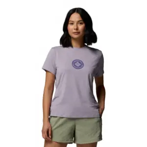 Columbia Parsons Point™ Graphic T-shirt Met Korte Mouwen Lavender Pearl Heather / Gem Focused
