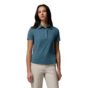 Columbia Parsons Point™ Korte Mouw Poloshirt Everblue Heather