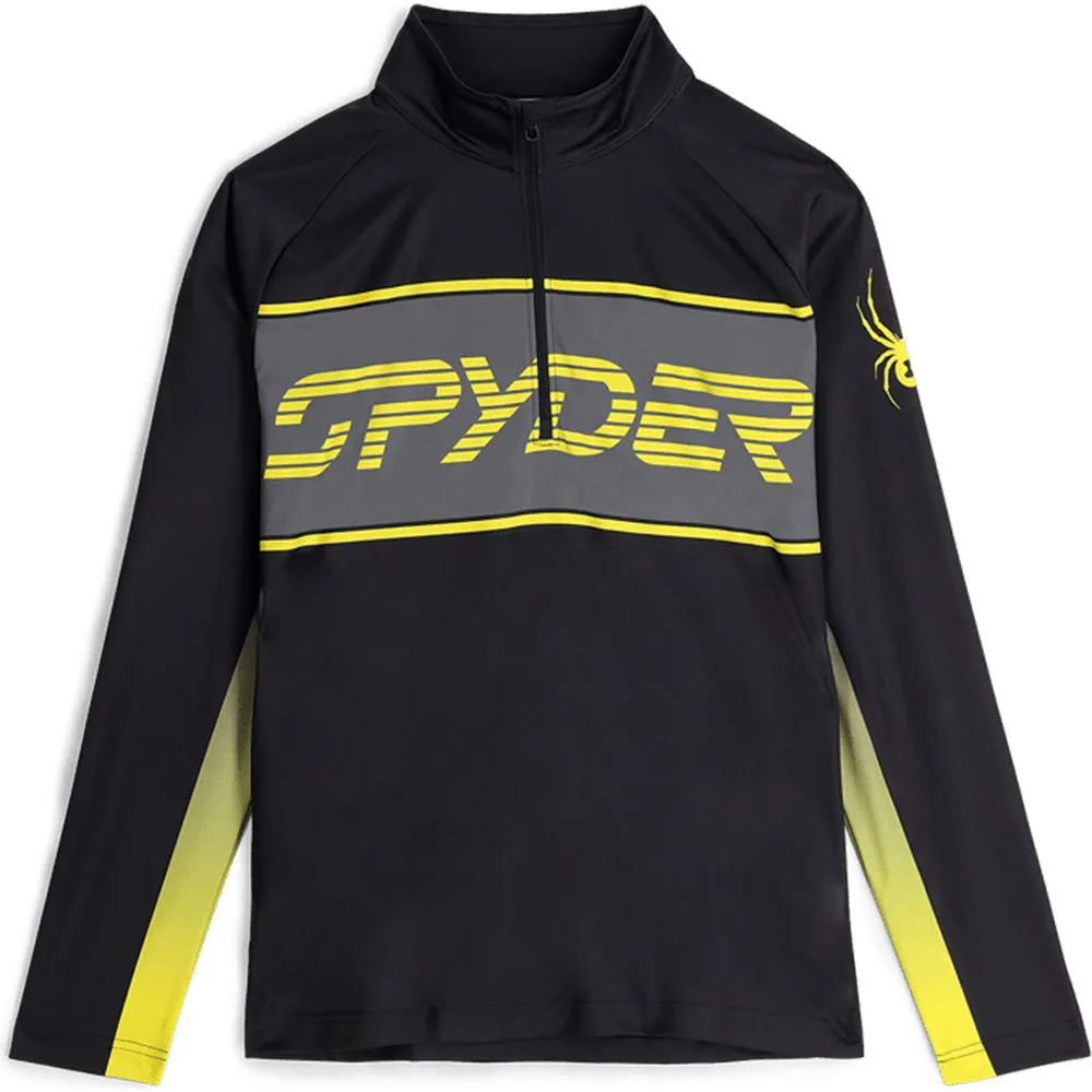 Spyder Paramount Sweatshirt Met Halve Rits Geel
