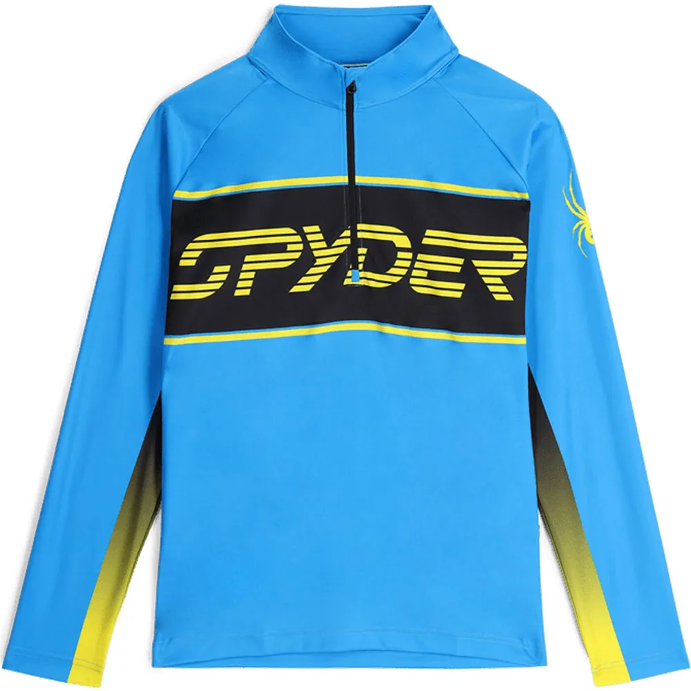 Spyder Paramount Sweatshirt Met Halve Rits Blauw