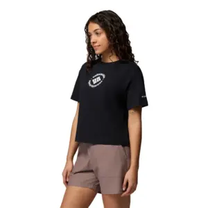 Columbia Rolling Bend™ Relaxed T-shirt Met Korte Mouwen Zwart