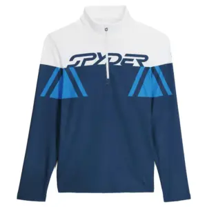 Spyder Podium Sweatshirt Met Halve Rits Marineblauw