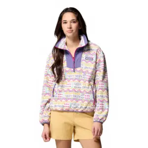 Columbia Sequoia Grove™ Printed Fleece Met Halve Rits Sea Salt / Horizons