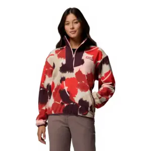 Columbia Sequoia Grove™ Printed Fleece Met Halve Rits Rood