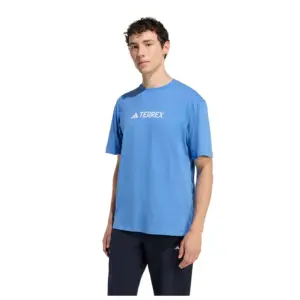 Adidas Terrex Classic Logo T-shirt Met Korte Mouwen Blauw