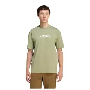 Adidas Terrex Classic Logo T-shirt Met Korte Mouwen Groen